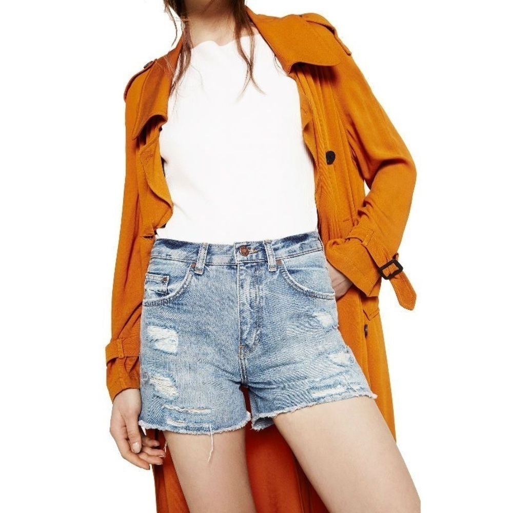 Zara Basic High Waisted Shorts - image 1